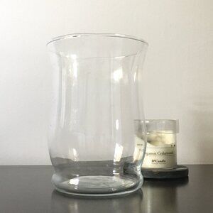 Medium Glass Floor Flower Vase